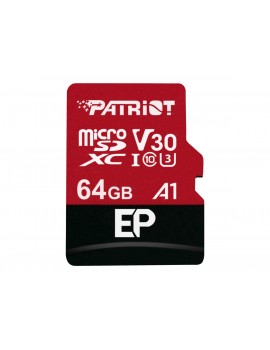 Karta pamięci PATRIOT PEF64GEP31MCX Patriot EP Series 64GB MICRO SDXC V30 up to 100MB/s