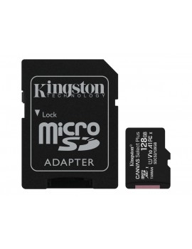 Karta pamięci KINGSTON SDCS2/128GB Kingston 128GB micSDXC Canvas Select Plus 100R A1 C10 Card + ADP