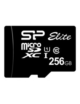 Karta pamięci SILICON POWER Karta Pamięci Micro SDXC 256GB Class 10 Elite UHS-1 +Adapter