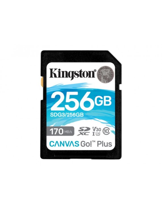 Karta pamięci KINGSTON 256GB SDXC Canvas Go Plus 170R C10 UHS-I U3 V30