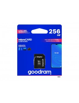 Karta pamięci GOODRAM Karta Pamięci Micro SDXC 256GB Class 10 UHS-I + Adapter