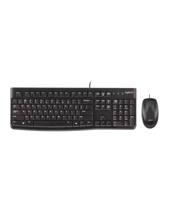 Zestaw przewodowy klawiatura + mysz LOGITECH DESKTOP MK120 USB