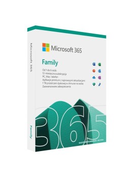 Oprogramowanie Microsoft M365 Family BOX PL 6 PC/MAC