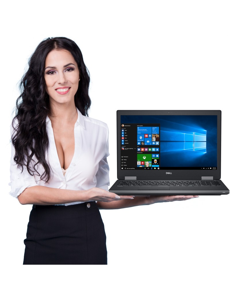 Laptop DELL Precision 7530 i7-8750H 16GB 512GB SSD FHD QUADRO P1000 WIN10P  KLASA A 