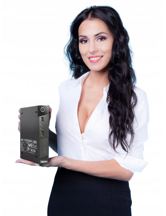 MINI PC LENOVO M73 TINY i3-4160T 4GB 120GB SSD 10P