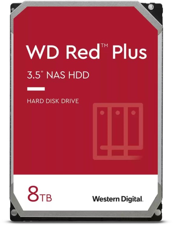DYSK TWARDY WD RED PLUS 8TB HDD NAS 3,5"