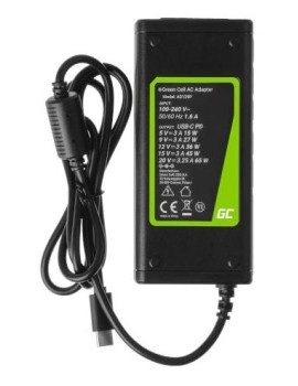 Zasilacz do laptopa Green Cell USB-C 65W