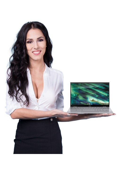 LAPTOP 2W1 ASUS FLIP C436FA I7-10510U 16GB 256GB SSD FHD DOTYK CHROME OS