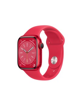 APPLE Watch Series 8 GPS + Cellular 41mm PRODUCT RED Aluminium Case with PRODUCT RED Sport Band - Regular