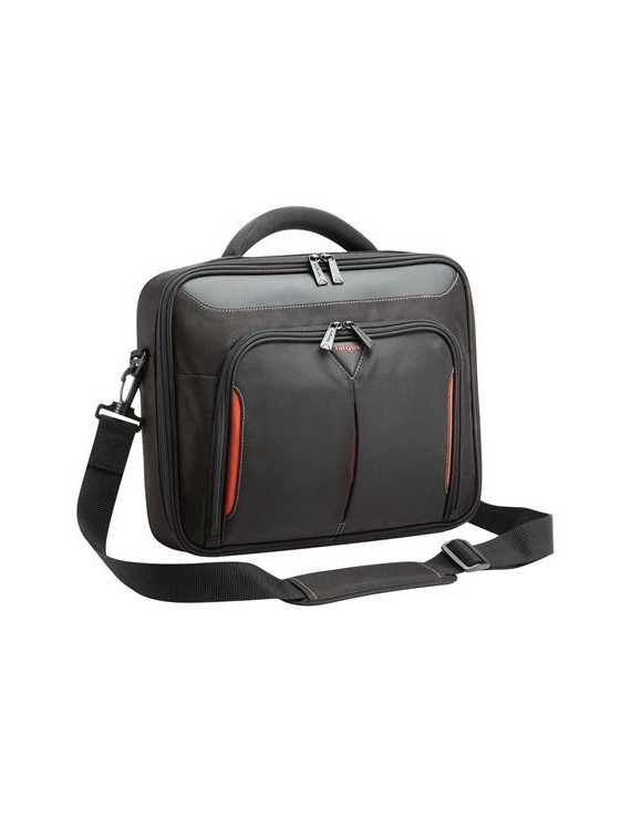 Torba na laptopa Targus Classic+ Clamshell Case 15,6'' czarno-czerwona