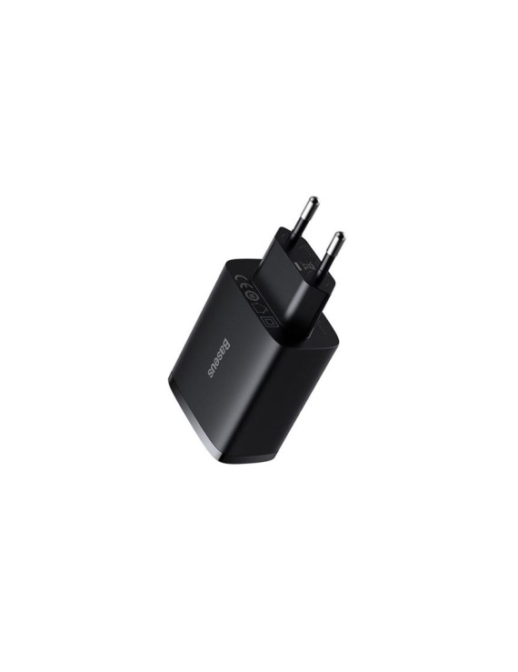 Ładowarka Baseus Compact Quick Charger, 3x USB, 17W (czarna)