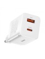 Ładowarka sieciowa Baseus Super Si Pro Quick Charger USB + USB-C 30W (biała)