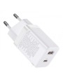Ładowarka sieciowa Baseus Super Si Pro Quick Charger USB + USB-C 30W (biała)
