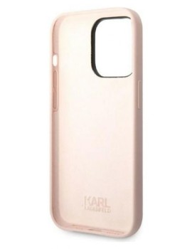 Etui Karl Lagerfeld Silicone NFT Ikonik - Etui iPhone 14 Pro (różowy)
