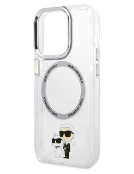 Etui Karl Lagerfeld IML NFT Karl & Choupette Magsafe - Etui iPhone 14 Pro Max (przezroczysty)