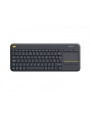 Klawiatura bezprzewodowa Logitech K400 Plus Czarna