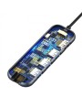 Adapter 6w1 Baseus Hub USB-C to 3x USB 3.0 + HDMI + USB-C PD + RJ45 Ethernet