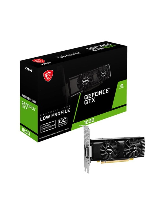 Karta graficzna VGA MSI GeForce® GTX 1630 4GT LP OC 4GB GDDR6