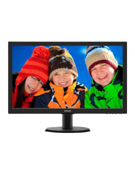 MONITOR 24” PHILIPS 243V5L LED 5MS DVI VGA FULLHD KLASA A