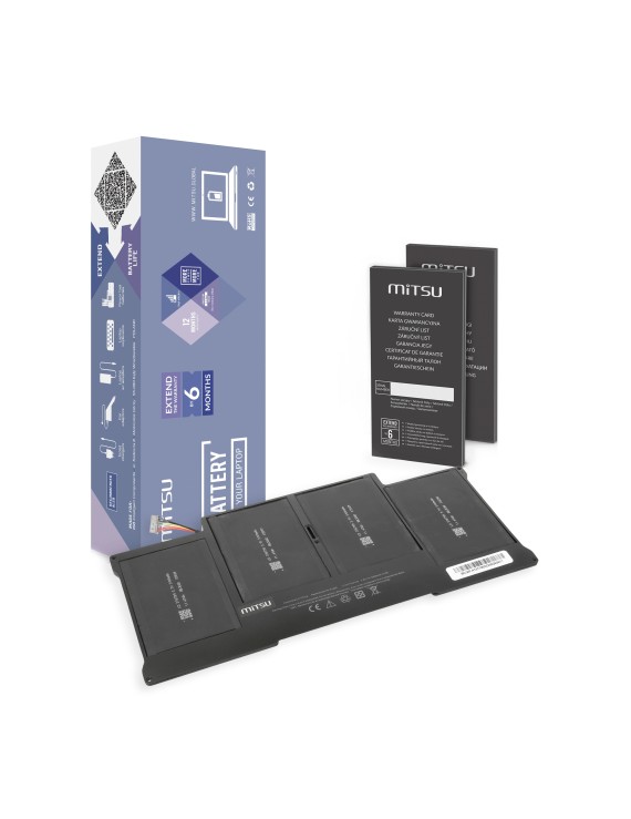 Bateria Mitsu do Apple MacBook Air 13" - A1377