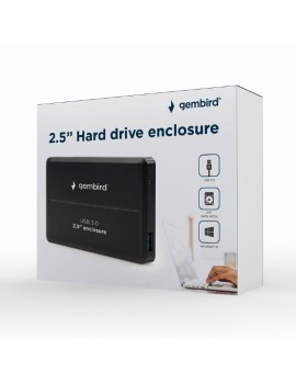 Obudowa Gembird USB 3.0 dla dysków 2.5" Czarna
