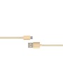Kabel ROMOSS micro USB (ładowanie, komunikacja) - gold / złoty