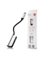 Adapter / przejściówka audio do Apple Lightning do Mini Jack 3.5 mm (black)