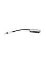 Adapter / przejściówka audio do Apple Lightning do Mini Jack 3.5 mm (black)