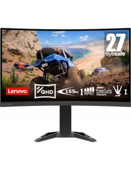Monitor Lenovo G27qc-30 - 27'' VA QHD 165 Hz DisplayPort 1.4, HDMI 2.0 pochył wysokość VESA 100