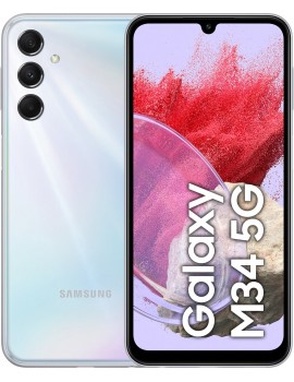 Smartfon Samsung Galaxy M34 5G 128GB Dual SIM srebrny (M346)