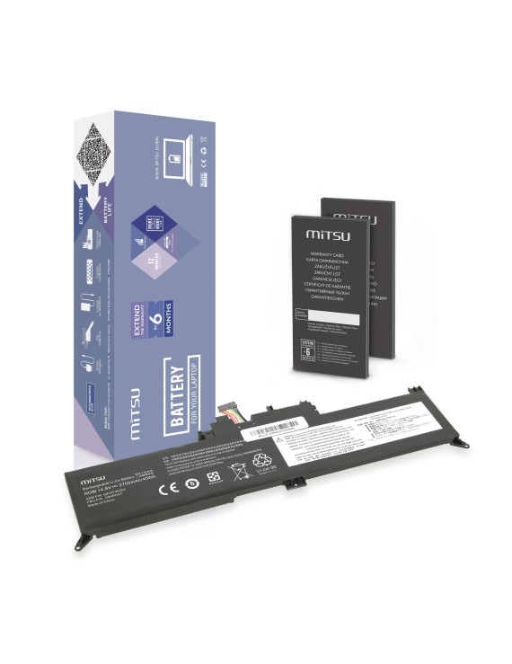 Bateria Mitsu do Lenovo ThinkPad E470, E475