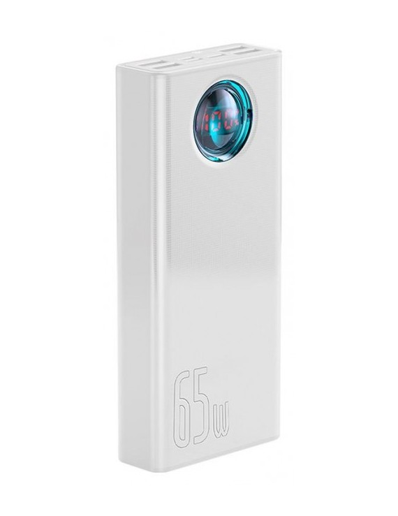 Baseus Amblight 30000mAh 4xUSB USB-C 65W biały