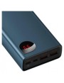 Baseus Adaman Metal 20000mAh PD QC 3.0 65W 2xUSB + USB-C + micro US niebieski