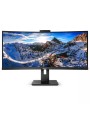 BEZRAMKOWY ZAKRZYWIONY MONITOR ULTRAWIDE 34” PHILIPS 346P1C 3440 x 1440 KLASA A