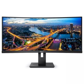 BEZRAMKOWY ZAKRZYWIONY MONITOR ULTRAWIDE 34” PHILIPS 346B1C 3440 x 1440 A KLASA