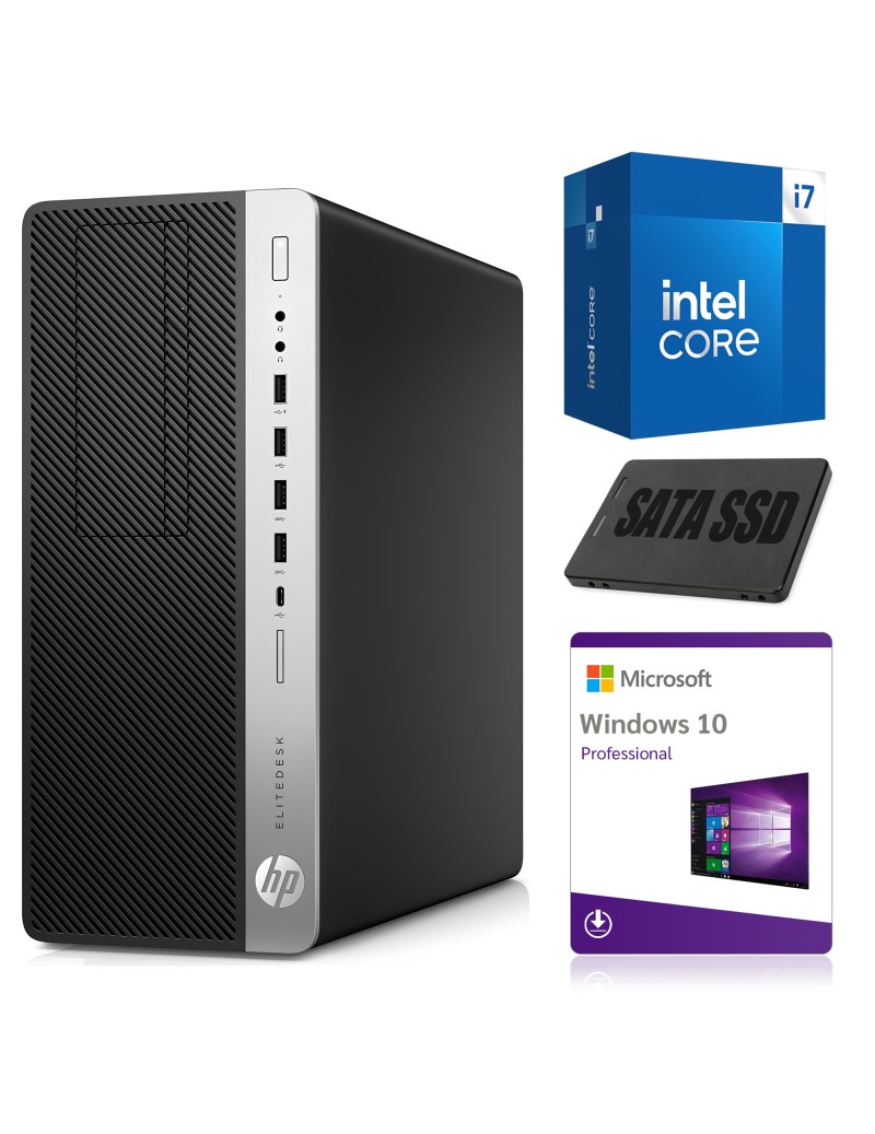 マイクロPC HP EliteDesk 800 G3 i7-6700T 16GB KOMPUTER HP ELITEDESK 800 G3 TOWER i7-6700 16GB 240GB SSD