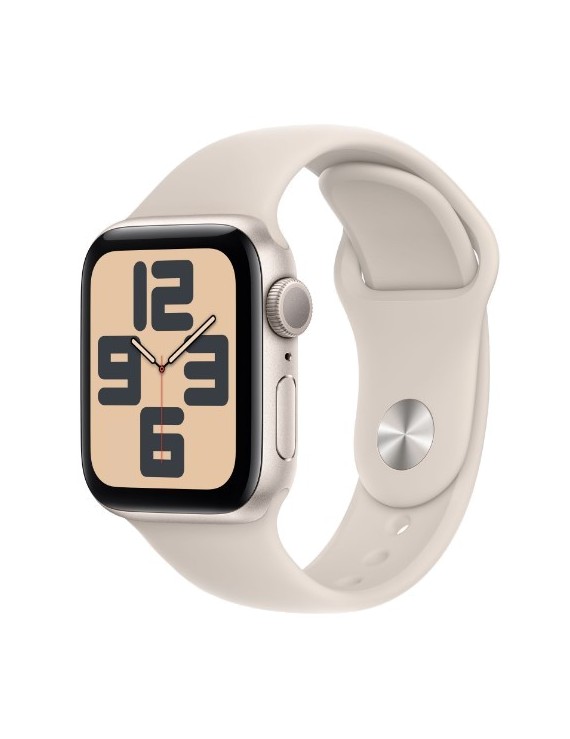 Apple Watch SE GPS 40mm aluminium Księżycowa Poświata | Księżycowa Poświata pasek sportowy S/M