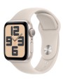 Apple Watch SE GPS 40mm aluminium Księżycowa Poświata | Księżycowa Poświata pasek sportowy S/M