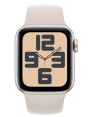 Apple Watch SE GPS 40mm aluminium Księżycowa Poświata | Księżycowa Poświata pasek sportowy S/M