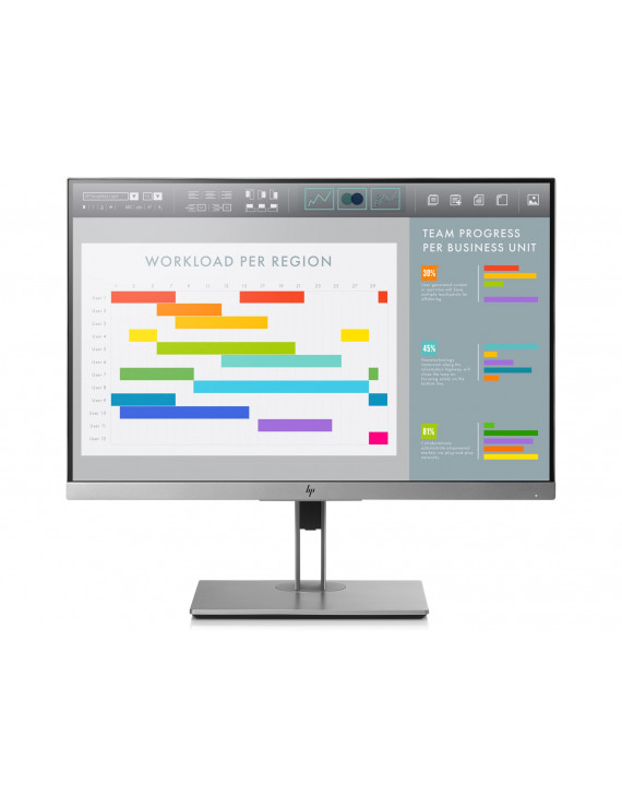 BEZRAMKOWY MONITOR 24” HP EliteDisplay E243i LED IPS VGA HDMI DP USB WUXGA 1920x1200