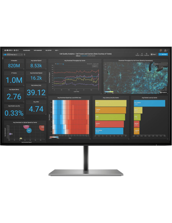 MONITOR 27" HP Z27Q G3 LED IPS 2K 2560 x 1440 HDMI DP USB KLASA A