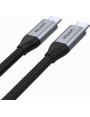 Kabel Unitek USB-C-USB-C 10Gbps 4K 60Hz 20V/5A 1.0m czarny C14082ABK