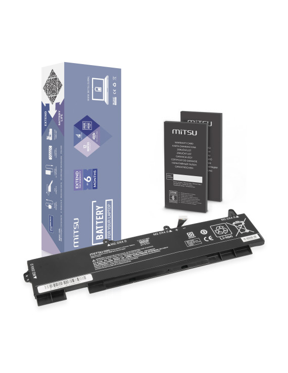 Bateria Mitsu do HP EliteBook 850, 855 (G7, G8), ZBook Firefly 15 (G7, G8)