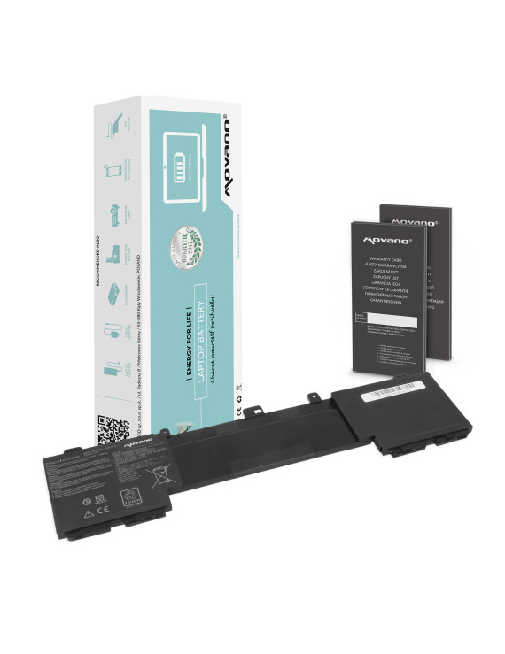 Bateria Movano do Asus Zenbook Pro UX550V, UX550VD, UX550VE
