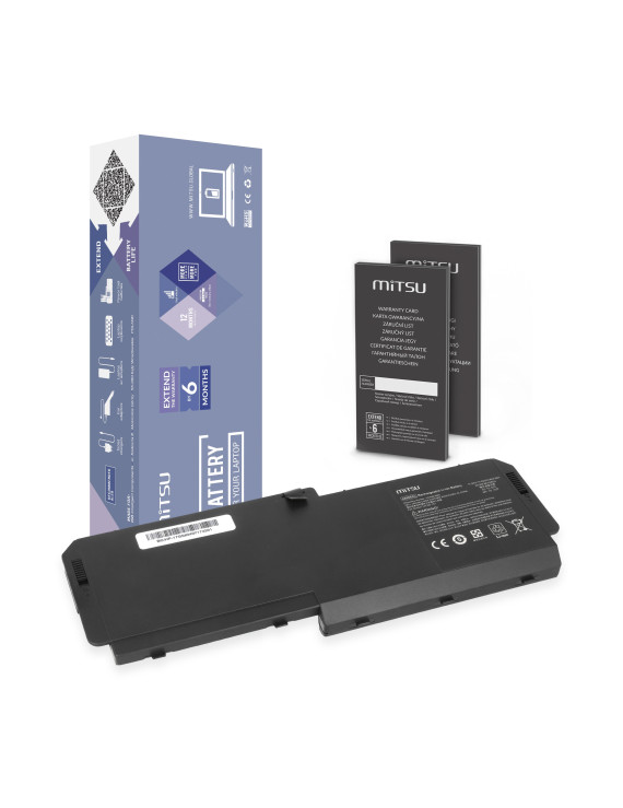Bateria Mitsu do HP ZBook 17 G5, G6