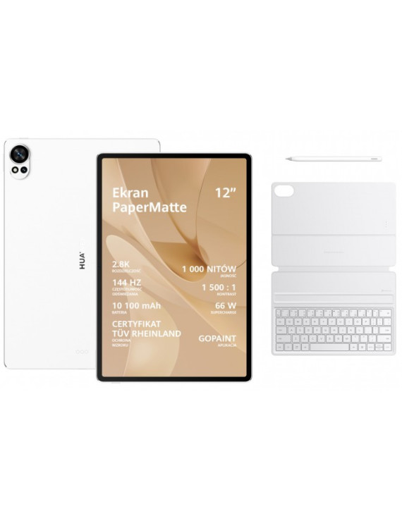 Huawei MatePad 12X 12/256GB PaperMatte WiFi biały + klawiatura + rysik