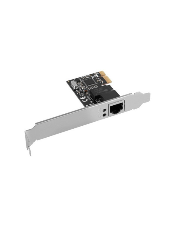 Karta Sieciowa Lanberg PCI Express X1 1x RJ45 1Gb RTL8111C śledź low profile