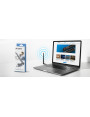 Lanberg bezprzewodowa karta sieciowa WiFi USB 2.0 N300 1 wewnętrzna +1 zewnętrzna antena