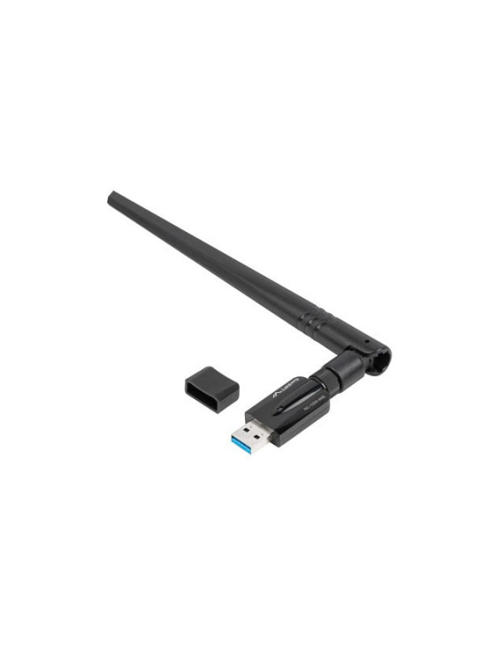 Lanberg bezprzewodowa karta sieciowa WiFi USB 3.0 AC1200 Dual band 1 wewn. +1 zewn. antena