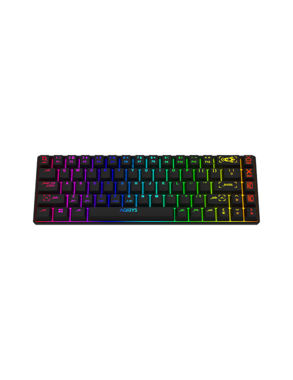 Bezprzewodowa Klawiatura Mechaniczna AQIRYS MIRA 65% 68 klawiszy 2.4GHz BT RGB